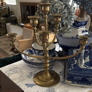Elegant bronze Candelabra